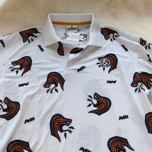 NWT Devereux Men’s Golf Shirt L NWT Electric Cobra